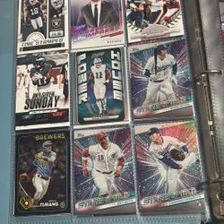 Binder Full Of collectible Cards 