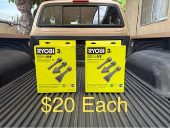 RYOBI Universal Fit Accessories Kit (3-Piece) **$20 Each**