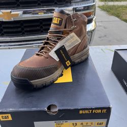 Cat Steel Toe Boot