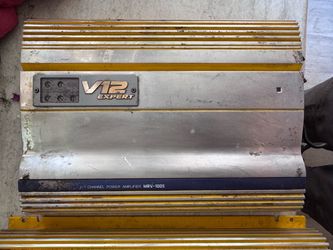 Alpine V12 Expert MRV-1005 & MRV-F505 Amplifiers
