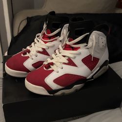 Jordan 6 Carmines Size 9.5