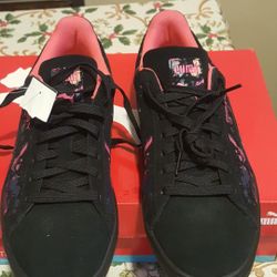 puma black and pink l have sz 10 and 10 and half