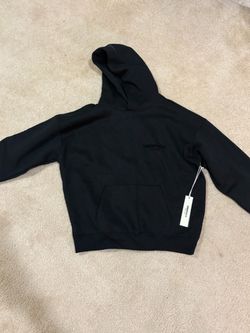 Fear of God Essentials Black Pullover Hoodie