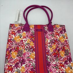 New Trina Turk Big Tote Bag Adjustable Strap XL