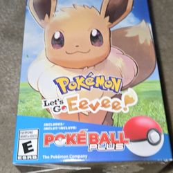 Pokemon Let's Go Eevee + Poke Ball Plus - Nintendo Switch BOX ONLY