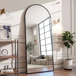 MIRROR - 70 x 32 Full Length Arch Mirror with Stand 70x32