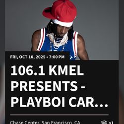 Playboi Carti Ticket