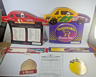 Vintage 1995 NASCAR Winston Cup Camel Smokin Joes 3D Standee Display Promo Lot