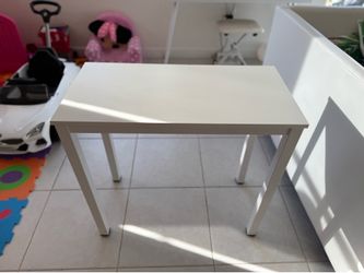 White desk
