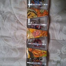 Ed HARDY  NEW IN BOX 1.5 FL Oz Set Of 4 Shot Glases