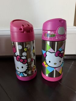(2) Hello Kitty Thermos Funtainer