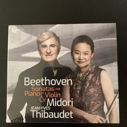 Beethoven Sonatas For Piano and Violin. Midori and Jean-Yves Thibaudet NEW CD
