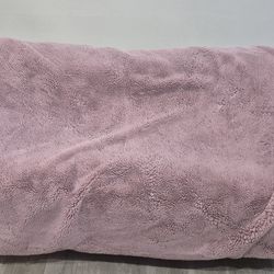 Pink Faux Fur Cover