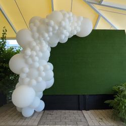 All White Wedding/ Engagement Balloon Garland 