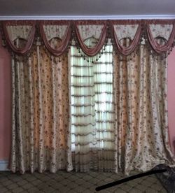 2 handmade curtains