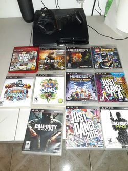 Playstation 3 with 11 games