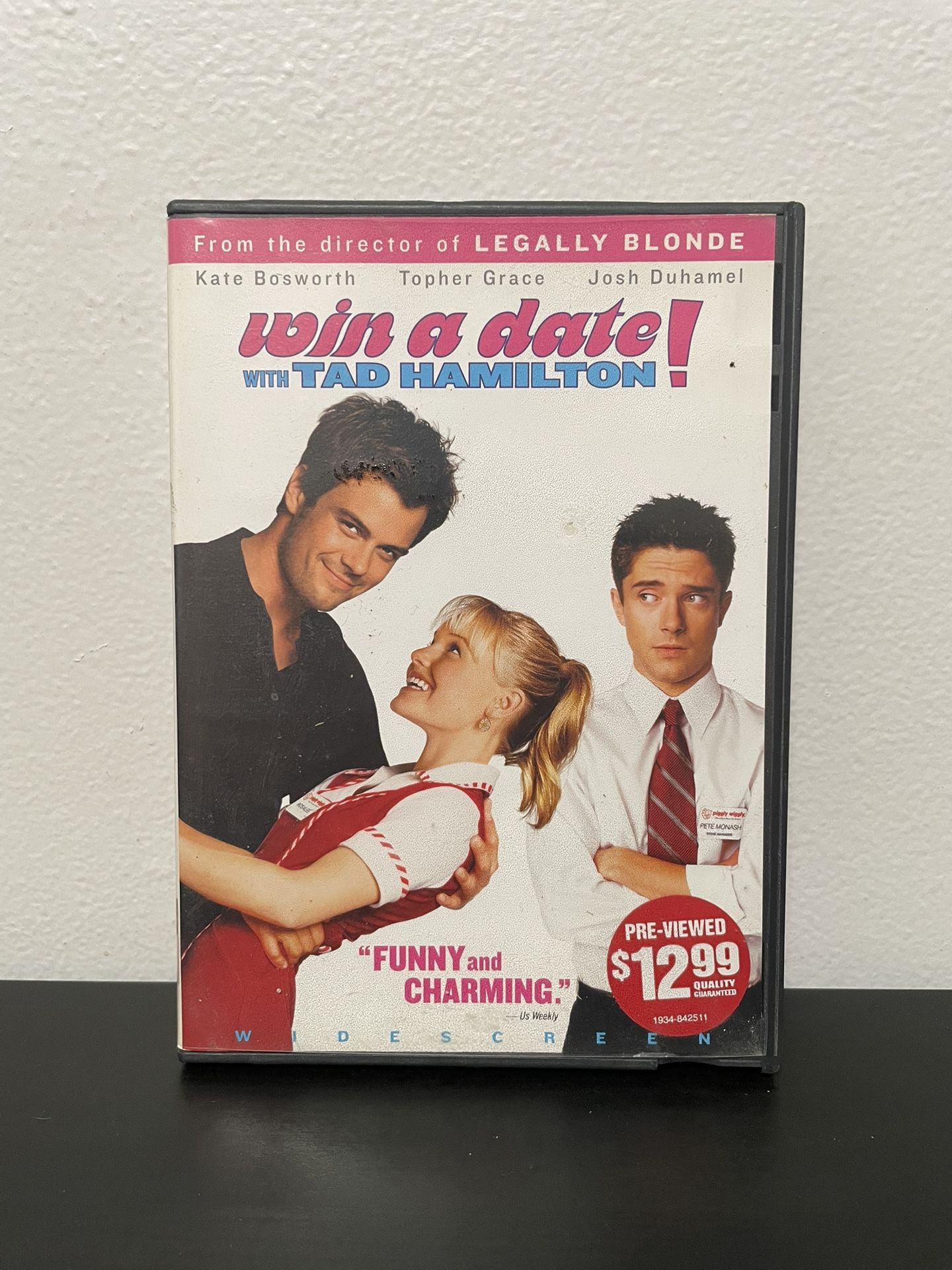 Win A Date With Tad Hamilton DVD Topher Grace Kate Bosworth Romance Comedy 2004