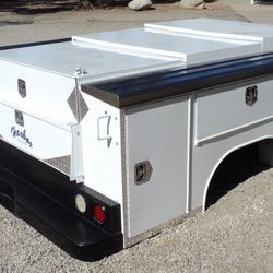 Just SOLD ##42% OFF-"HARBOR SS ULTIMATE LOWBOY ENCLOSURE" Utility Bed. auto parts accessories