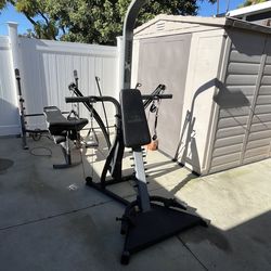 Bowflex & Bench press machine