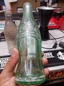 Antique coke bottles