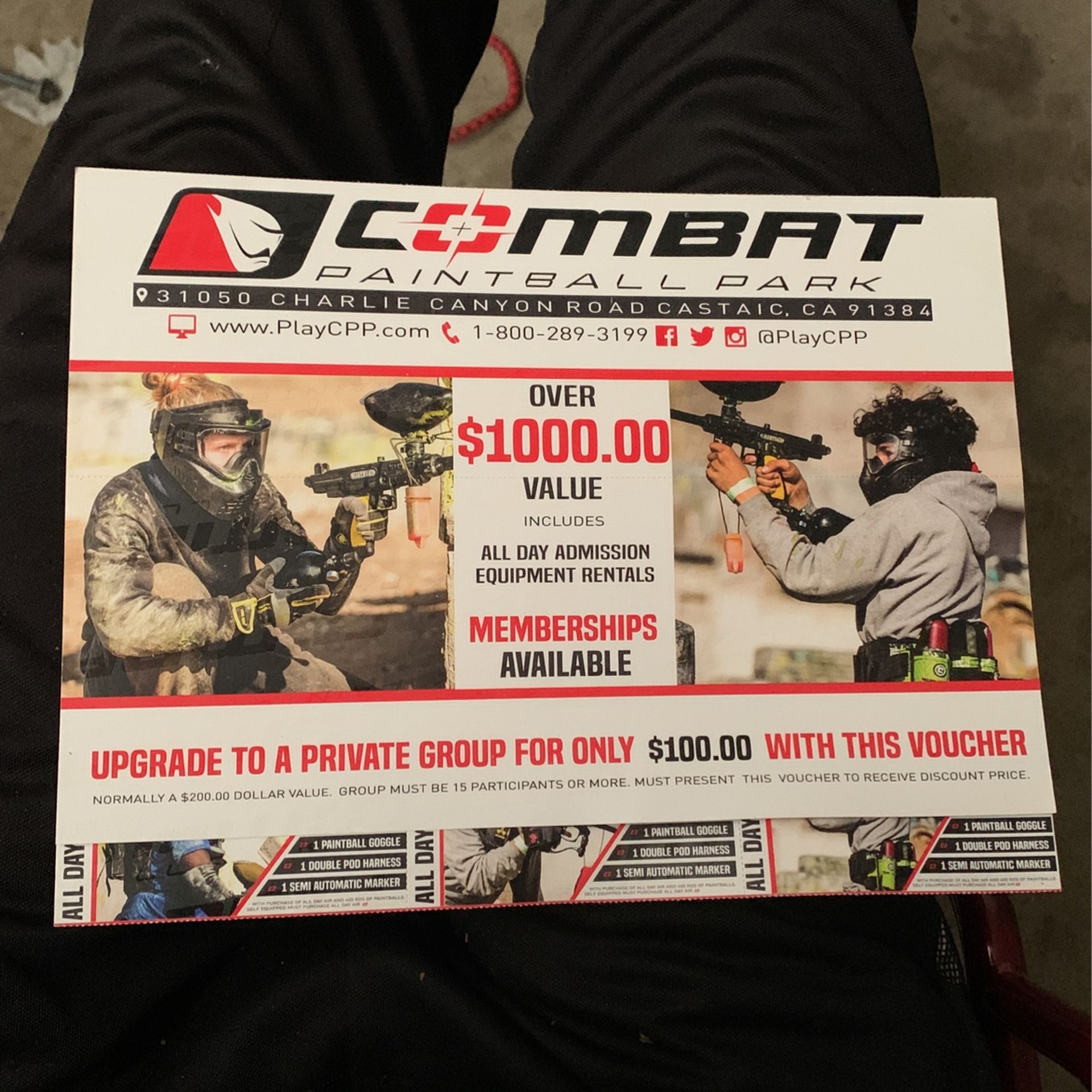 Paintball Tickets