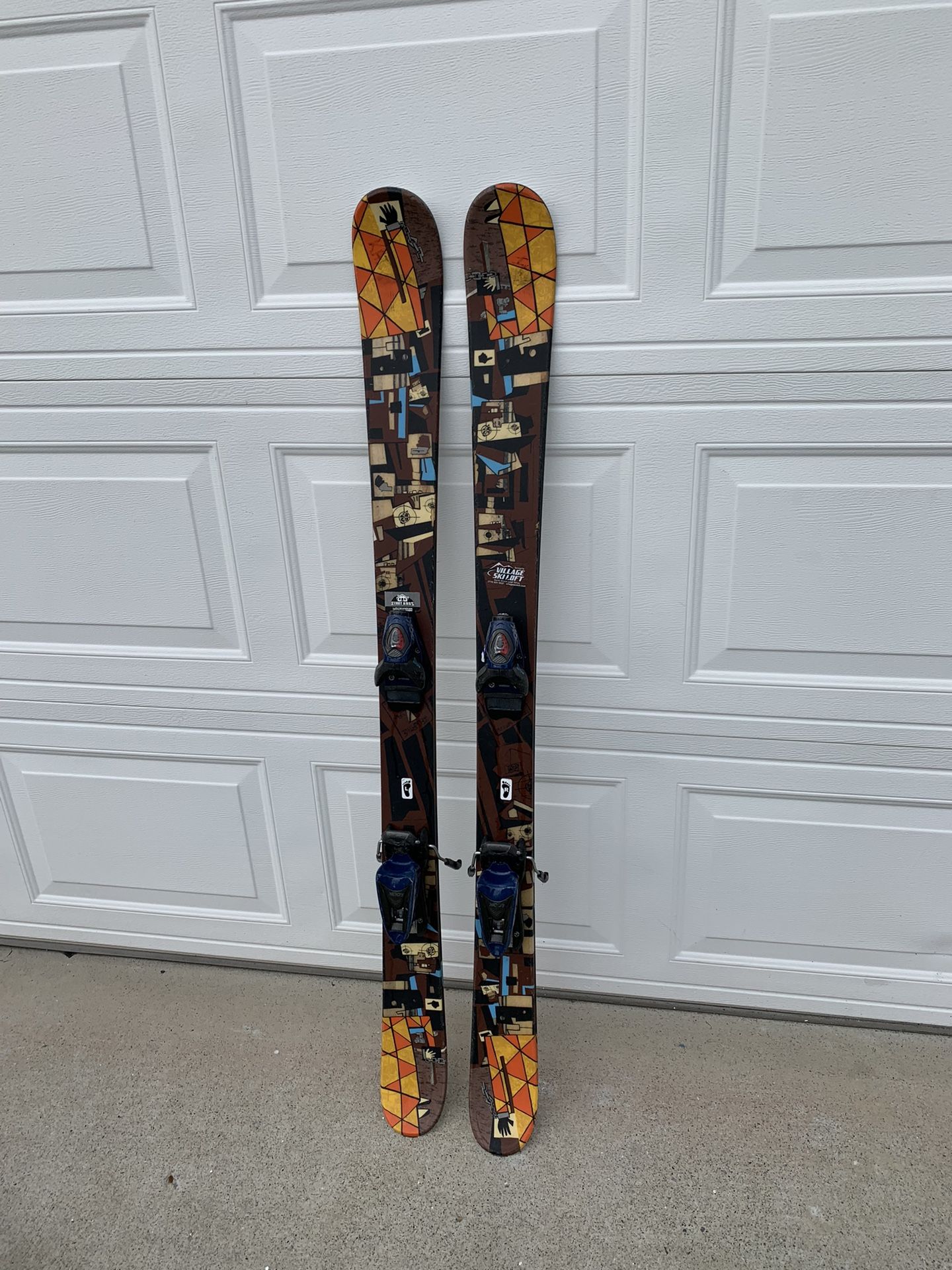 K2 Skis Twin Tip Fujative 139 cm Freeride Pipe & Park Look bindings
