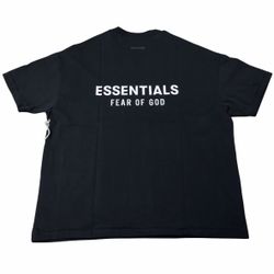 Fear of God Essentials Jersey Crewneck Tee - Black