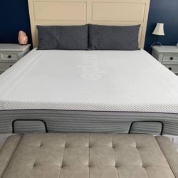 Purple Hybrid Premier .3 King Size Mattress Bed - Like New 