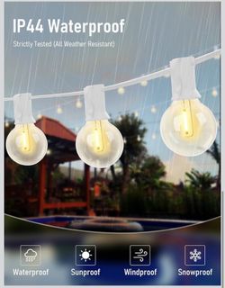 25ft LED Globe String Lights ( last set ) Garden Decor