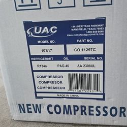 A/C Compressor Compressor Universal Aire Acondicionado 
Model 10S17
CO 11297C R134a PAG46 AA 23008UL