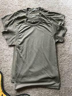 3-Pack Olive Green T-Shirts (Unisex) – Size XS