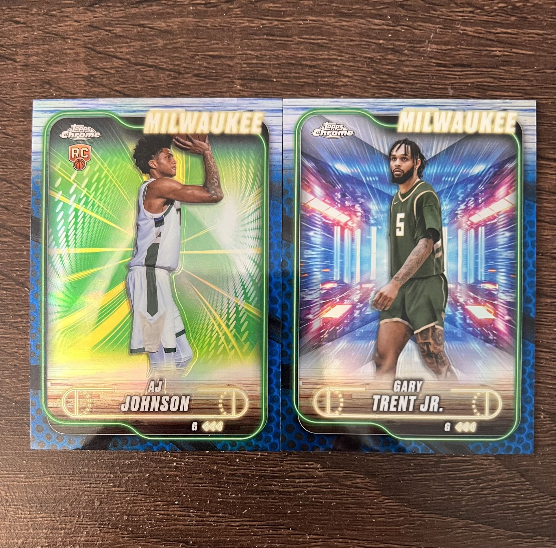Milwaukee Bucks (Blue refractors)