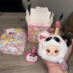 Tomato Panda  - Baby Three Lilia Toy Garden Tea Party Mini Plush Pendant