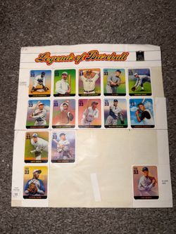 Vintage Baseball Stamps