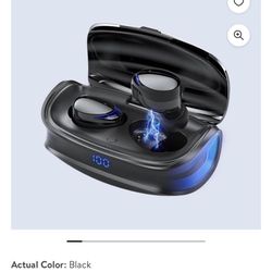 Bluetooth Headset Binaural TWS Wireless 5.0 Sports In-Ear Electric Display