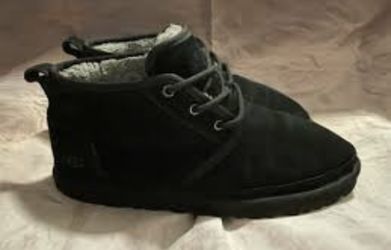 BLK/GRY Man Uggs 11 1/2