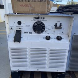 Miller SRH-333 DC Arc Welding Power Source – Heavy Duty Industrial Welder  Description: For sale is a Miller SRH-333 direct current arc welding power 