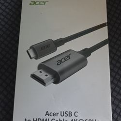 Acer Type C To HDMI Cables 4K