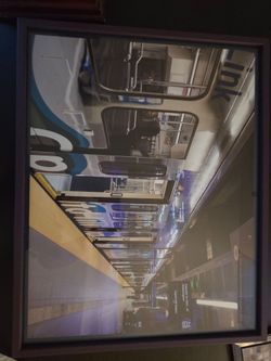 Seattle Capitol Hill Station Transit Art - Framed Photo Print