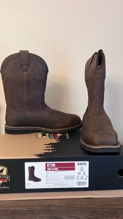 SAFETY BOOTS MEN’S IRISH SETTER KITTSON RED WING SIZE  11"  WIDE