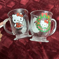 Hello Kitty Christmas Mugs 