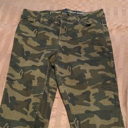 camo girl pants