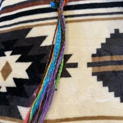 Color Hair Braids With Clips