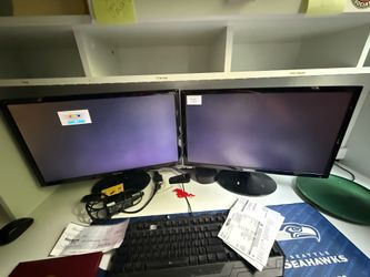 Dual Samsung Monitors