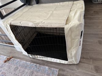 Dog Crate + Cover