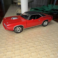 1:18 Ertl American Muscle 1970 Plymouth Hemi Cuda Elite Mag Wheels 