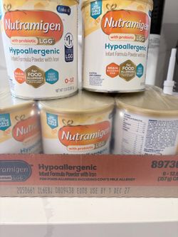 Nutramigen 12 cans available new expire 12/2027