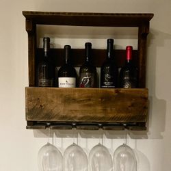 Wine Rack Reclaimed Wood 