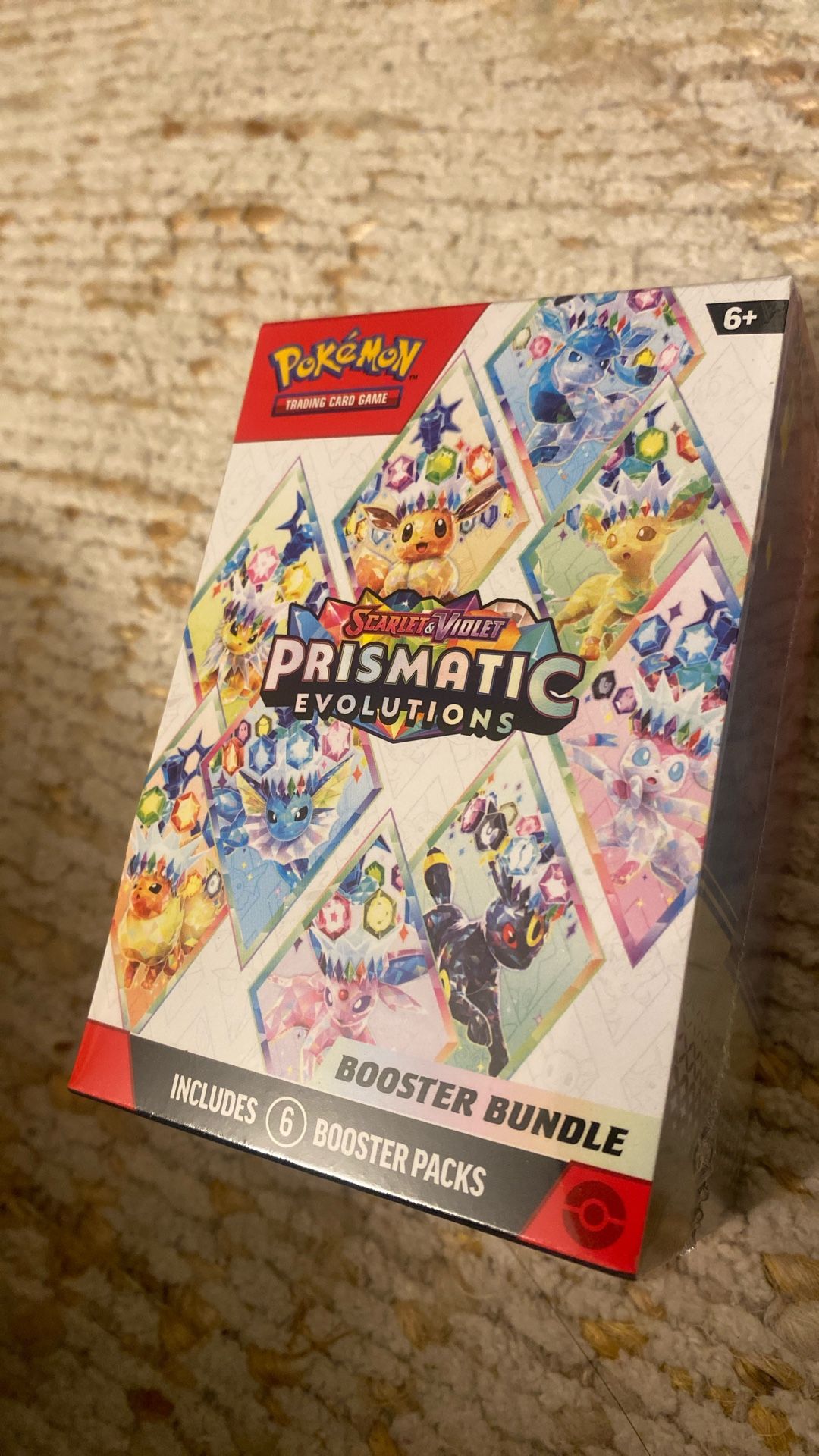 Prismatic Evolutions booster Pokémon pack