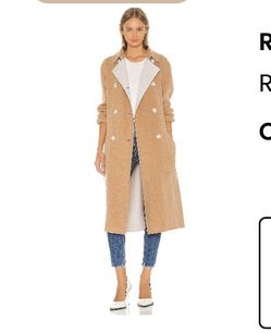 Rag & Bone Coat , Brown And White 